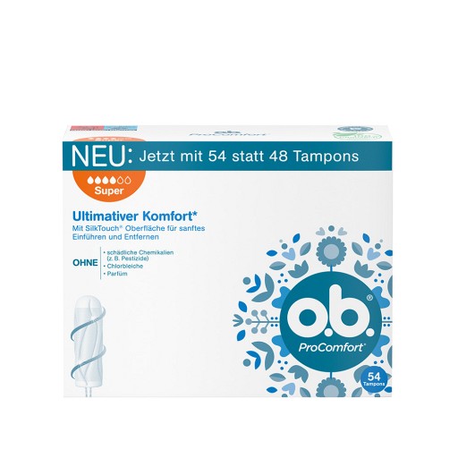 O.B. Tampons ProComfort super - 54St