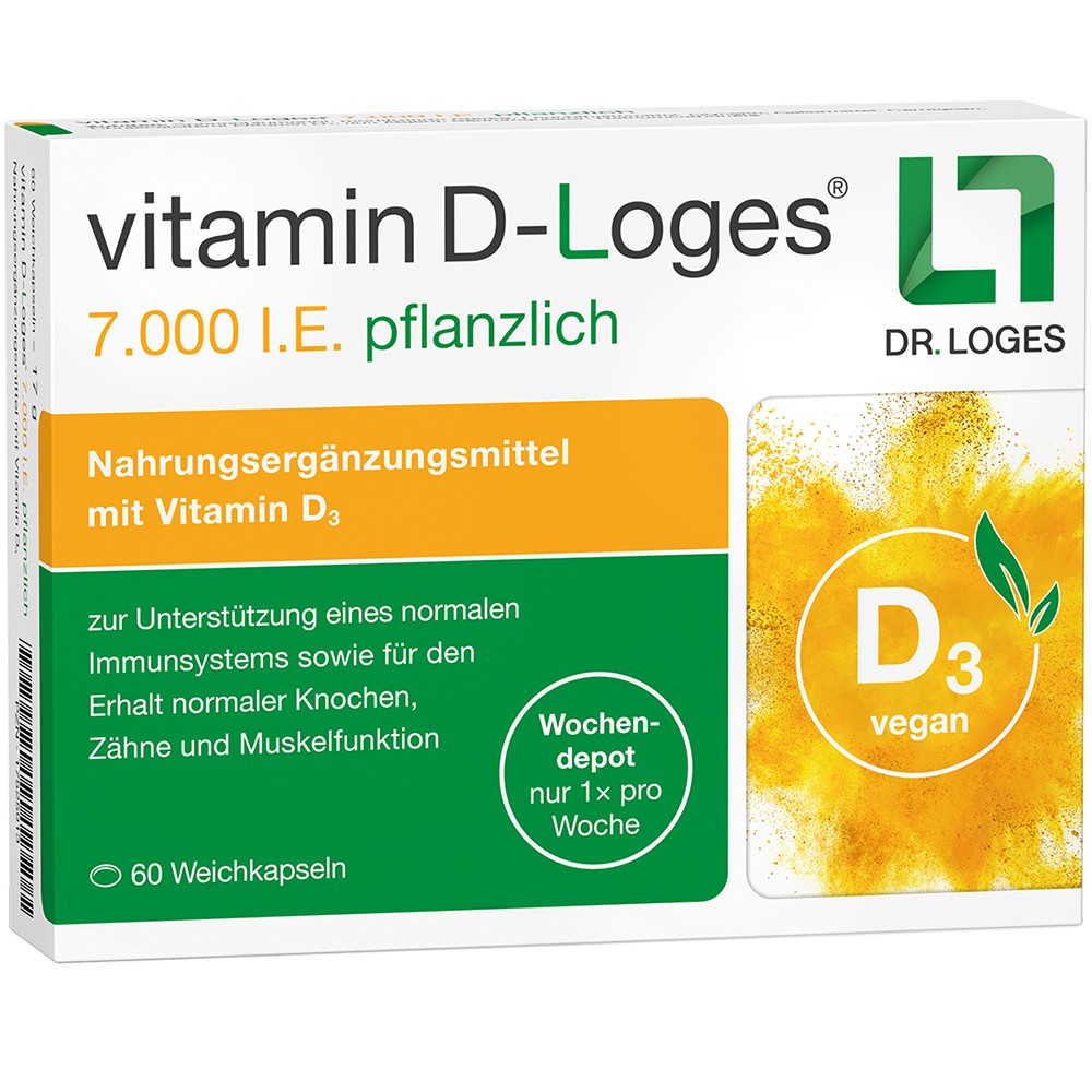 VITAMIN D-LOGES 7.000 I.E. pflanzlich Wochendepot