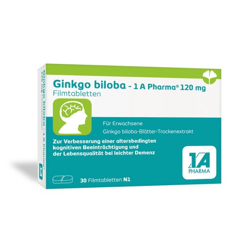 GINKGO BILOBA-1A Pharma 120 mg Filmtabletten