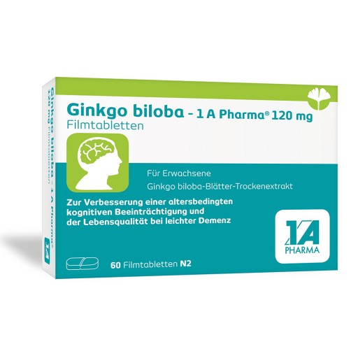 GINKGO BILOBA-1A Pharma 120 mg Filmtabletten