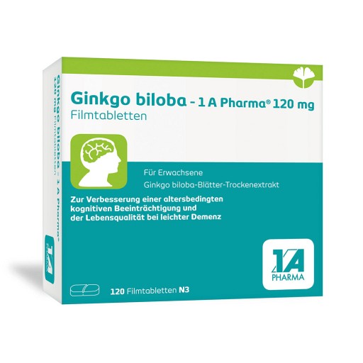 GINKGO BILOBA-1A Pharma 120 mg Filmtabletten