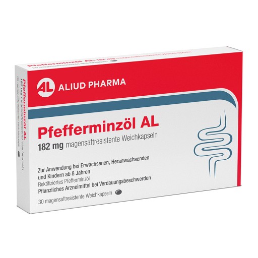 PFEFFERMINZÖL AL 182 mg magensaftres.Weichkapseln