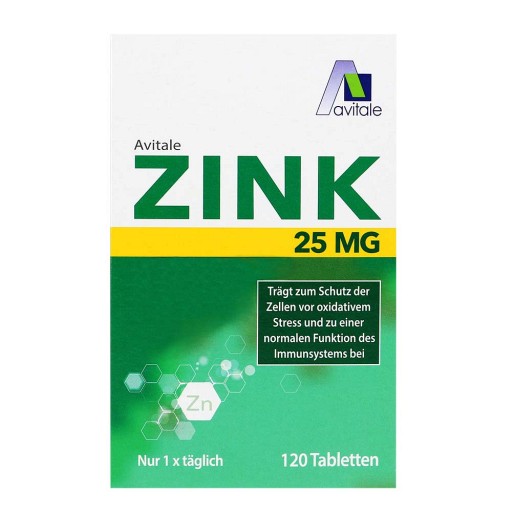 ZINK 25 mg Tabletten