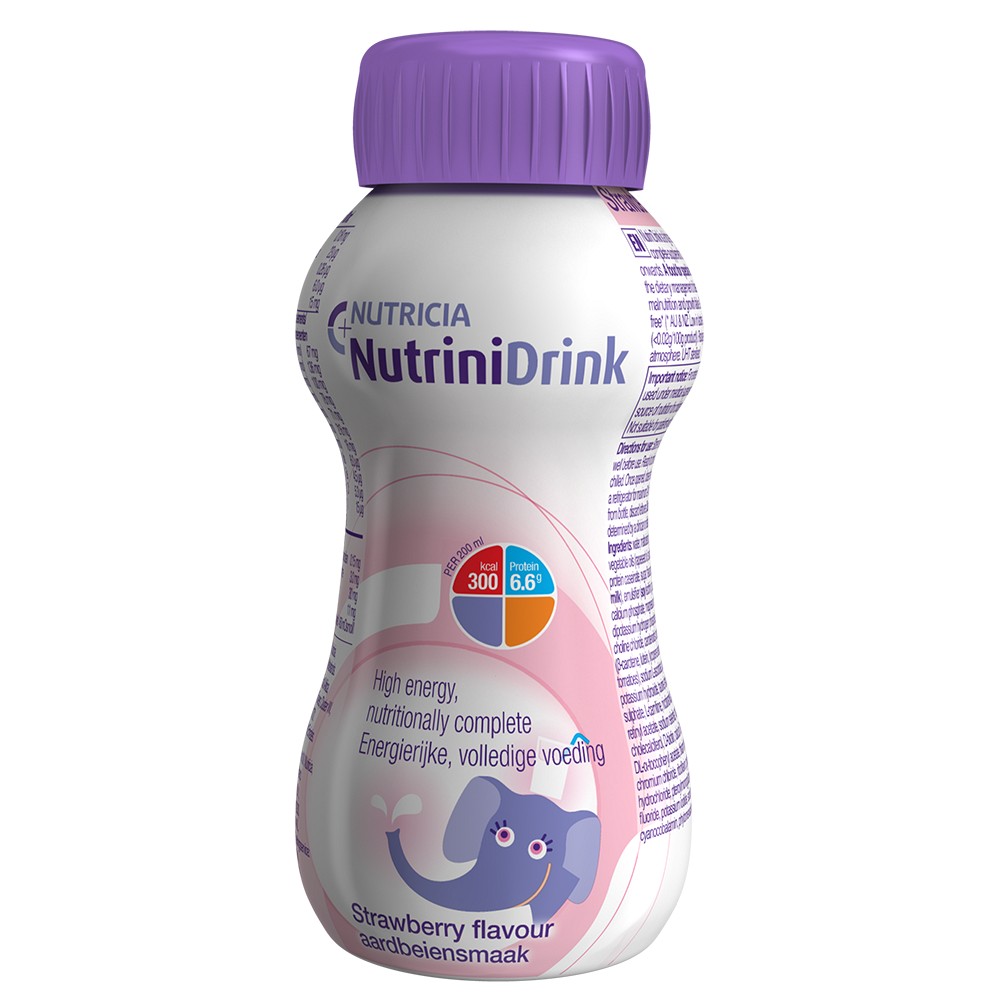 NUTRINIDRINK Erdbeere - 32X200ml - Nahrungsergänzung