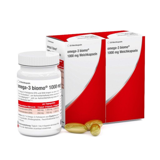 OMEGA-3 BIOMO 1000 mg Weichkapseln