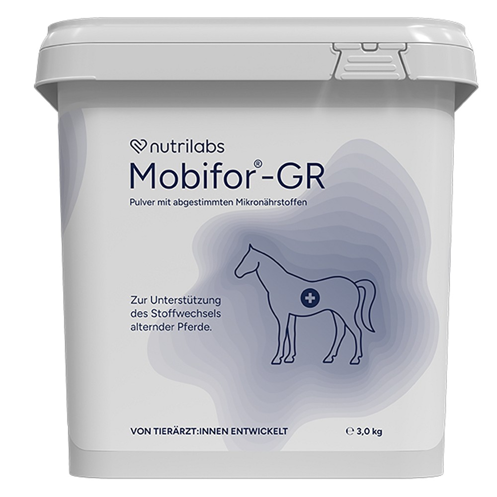 MOBIFOR GR Mikronährstoffe Pulver f.alte Pferde - 3kg