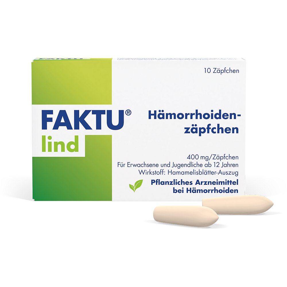 FAKTU lind Hämorrhoidenzäpfchen