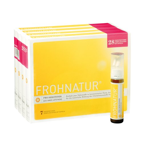 FROHNATUR Pro Serotonin Trinkfläschchen m.Kapseln