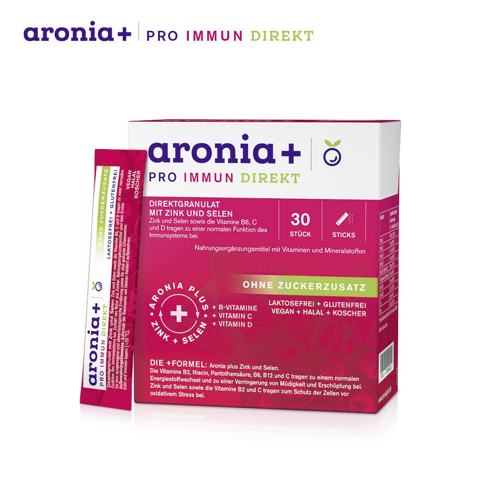 ARONIA+ PRO IMMUN direkt Granulat Sticks - 30St