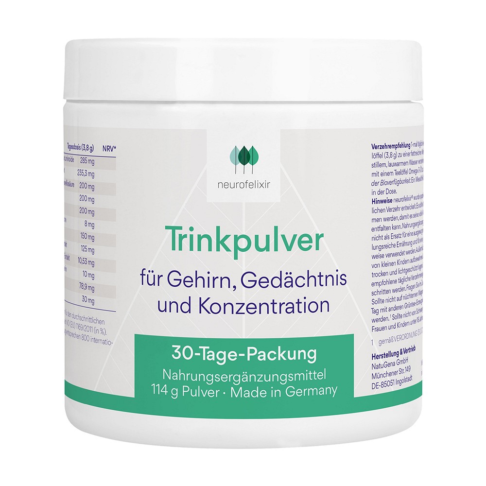 NEUROFELIXIR für Nerven & Konzentration Tinkpulver - 113.8g - Für Senioren