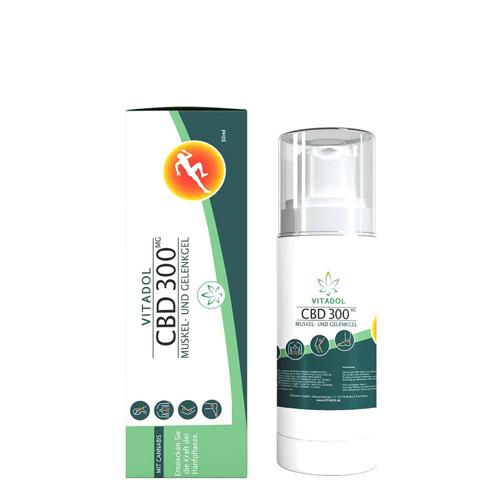 CBD 300 Vitadol Gelenk Muskel Gel Salbe Arnika - 30ml
