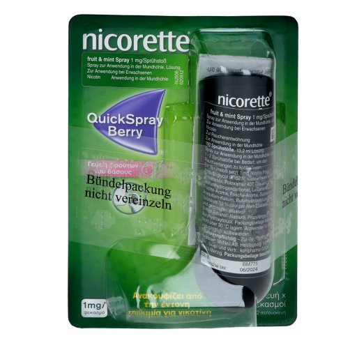 NICORETTE Fruit & Mint Spray 1 mg/Sprühstoß