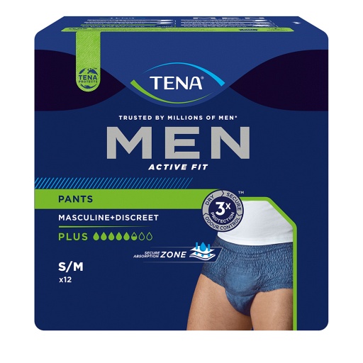 TENA MEN Act.Fit Inkontinenz Pants plus S/M blau