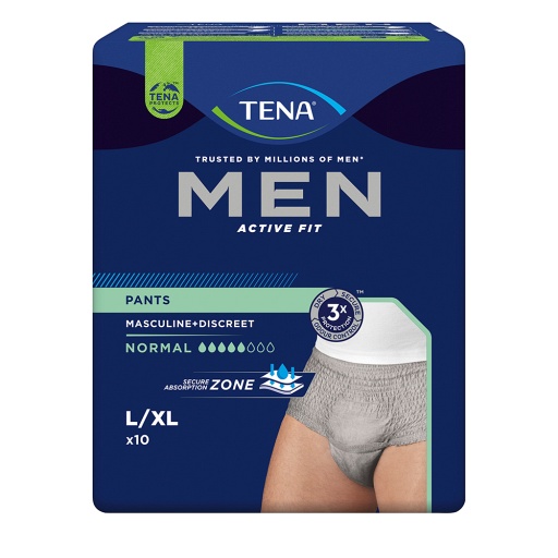 TENA MEN Act.Fit Inkontinenz Pants norm.L/XL grau