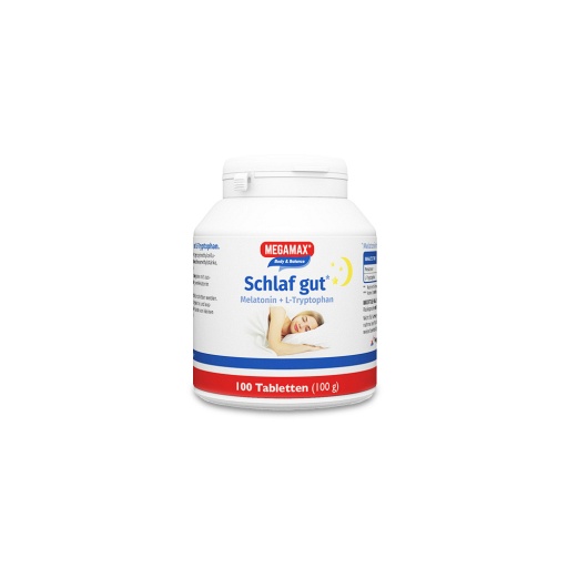 SCHLAF GUT Melatonin+L-Tryptophan Tabletten - 100St - Beruhigung & Schlaf