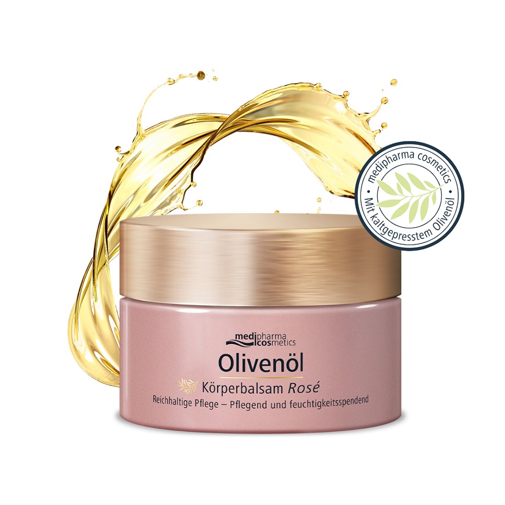 OLIVENÖL KÖRPERBALSAM Rose - 250ml - Pflege sensibler Haut