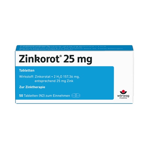 ZINKOROT 25 mg Tabletten