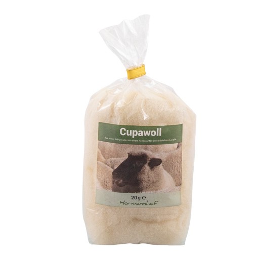 CUPAWOLL Fettwolle mit natürlichem Lanolin