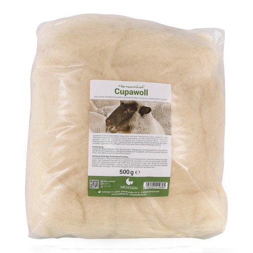 CUPAWOLL Fettwolle mit natürlichem Lanolin