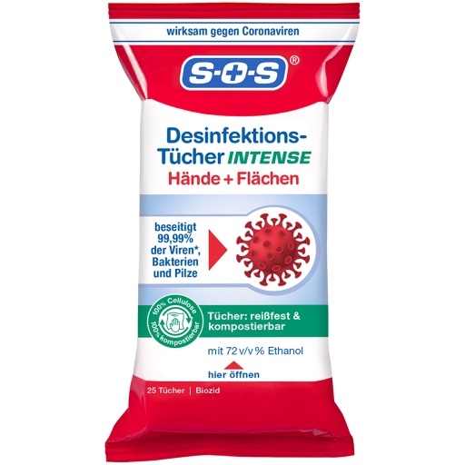 SOS DESINFEKTIONSTÜCHER INTENSE