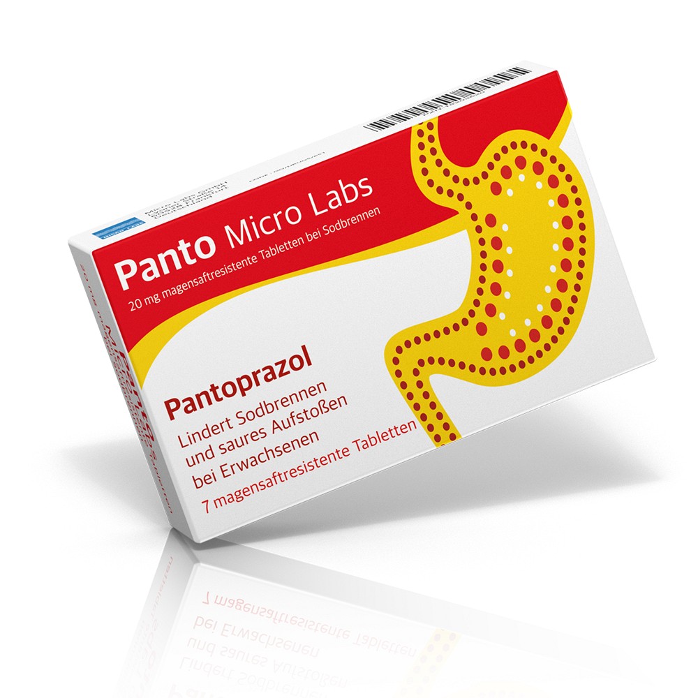 PANTO Micro Labs 20 mg msr.Tabl.bei Sodbrennen