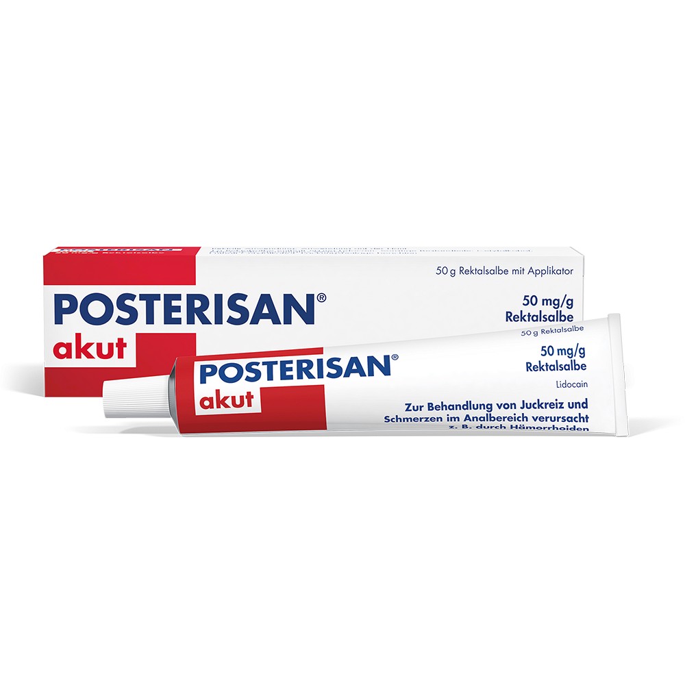 POSTERISAN akut 50 mg/g Rektalsalbe