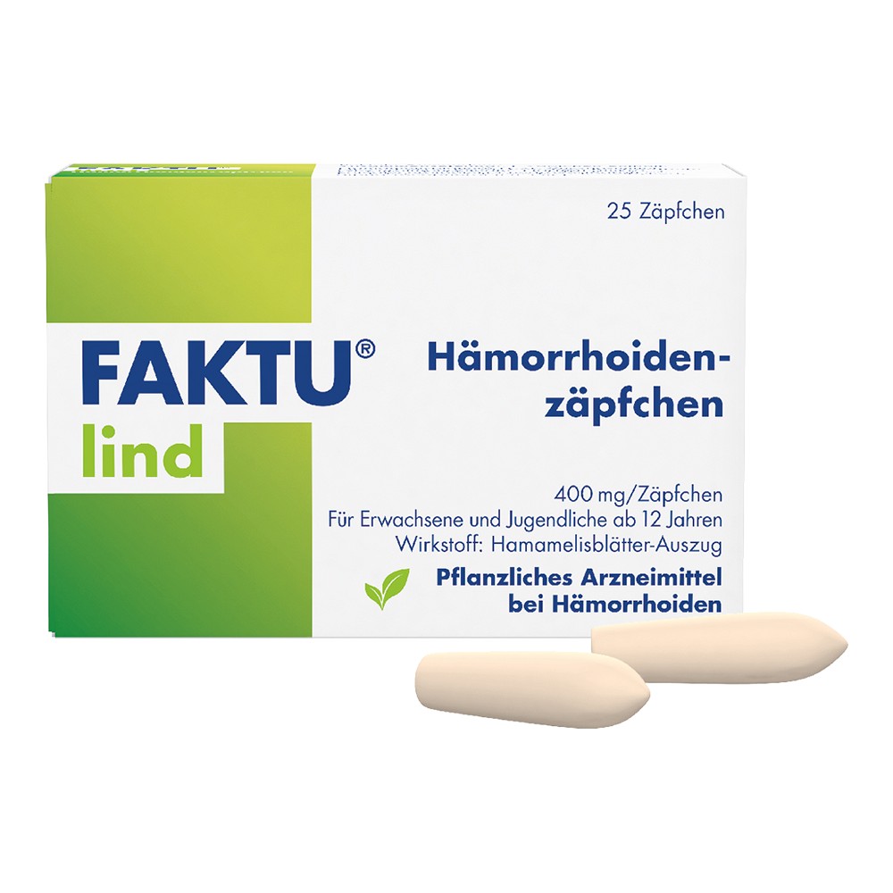 FAKTU lind Hämorrhoidenzäpfchen