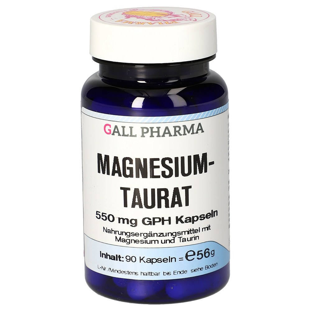MAGNESIUMTAURAT 550 mg GPH Kapseln - 90St