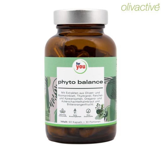 FOR YOU phyto balance Kapseln - 60St - Magen, Darm & Leber