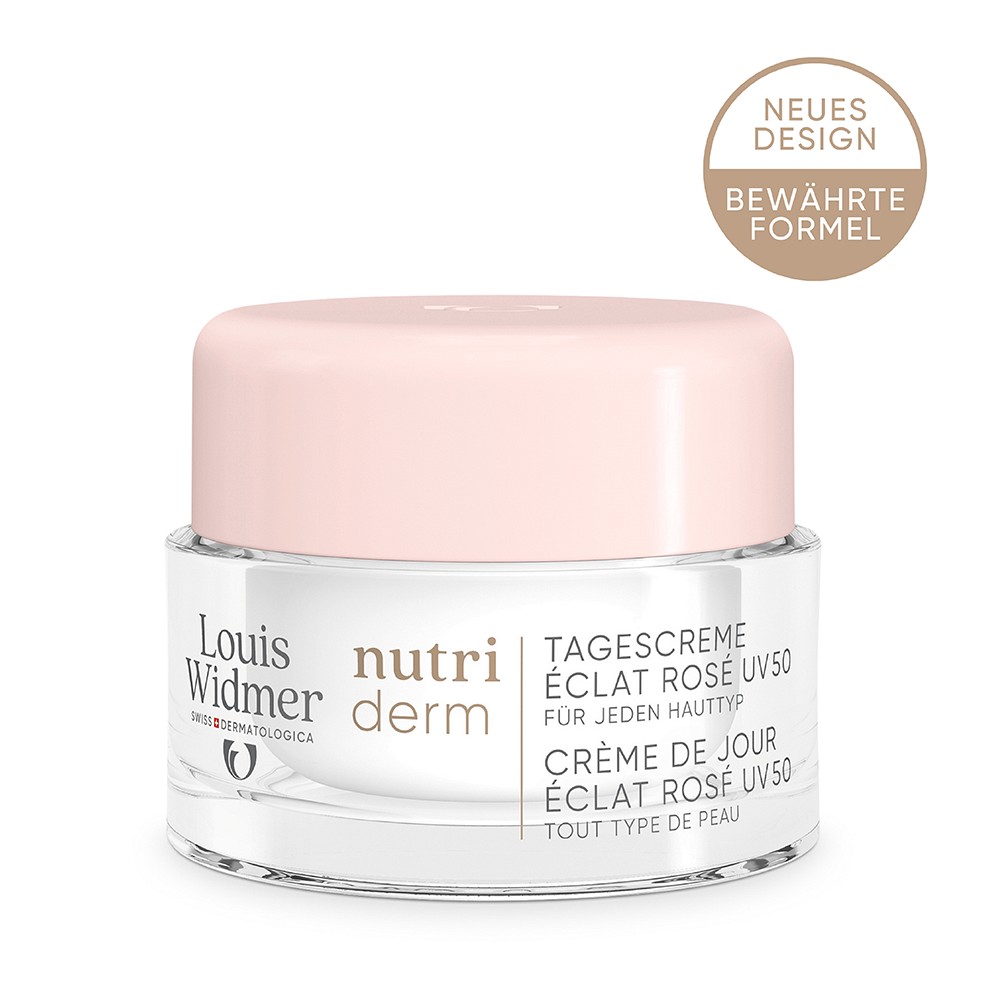 WIDMER nutriderm Tagescreme Eclat Rose UV 50 l.P.