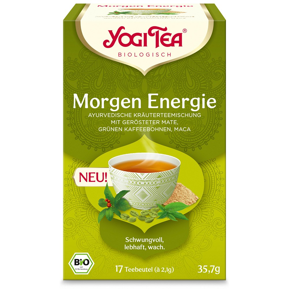 YOGI TEA Morgen Energie Bio Filterbeutel - 17X2.1g
