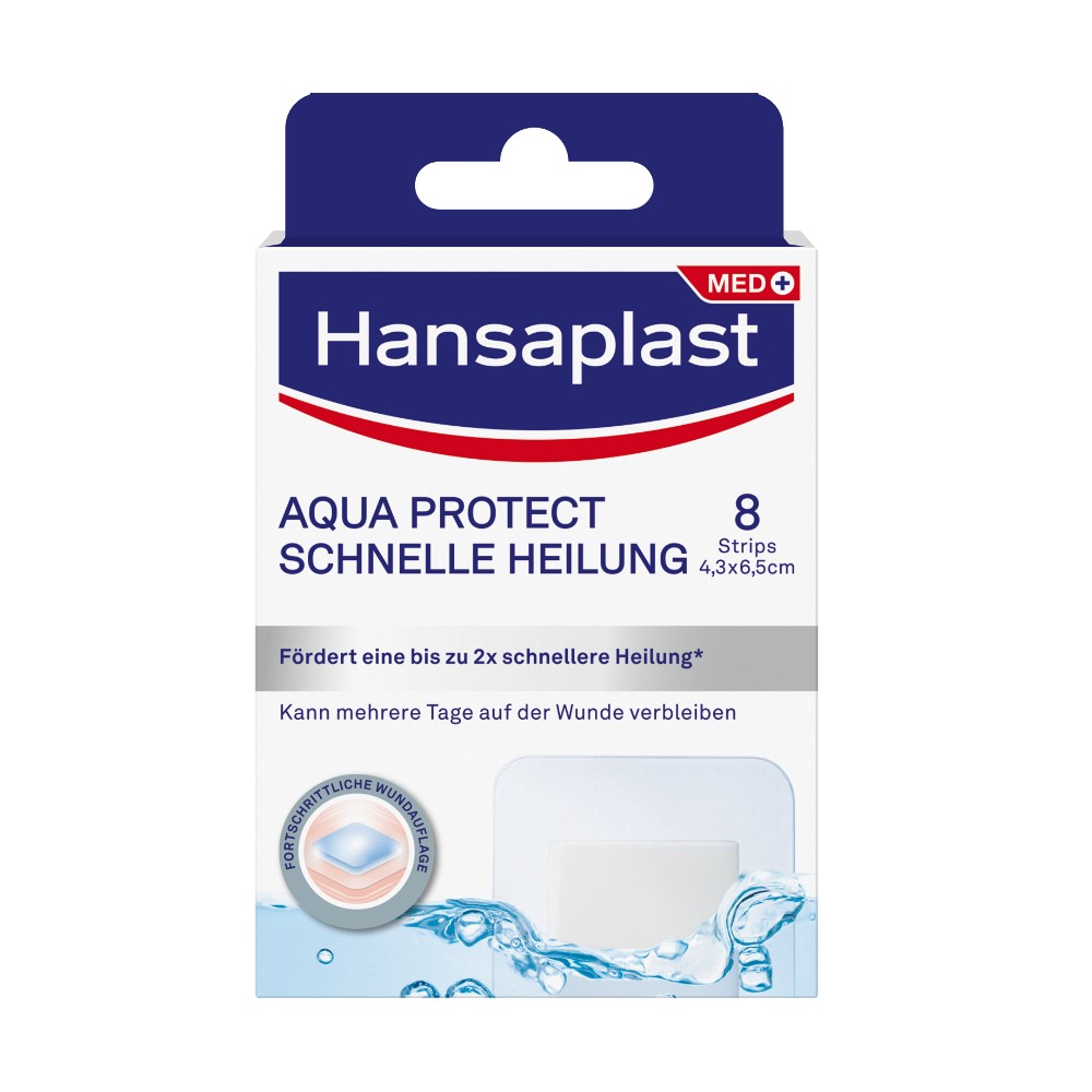 HANSAPLAST Aqua Protect Pflaster schnelle Heilung