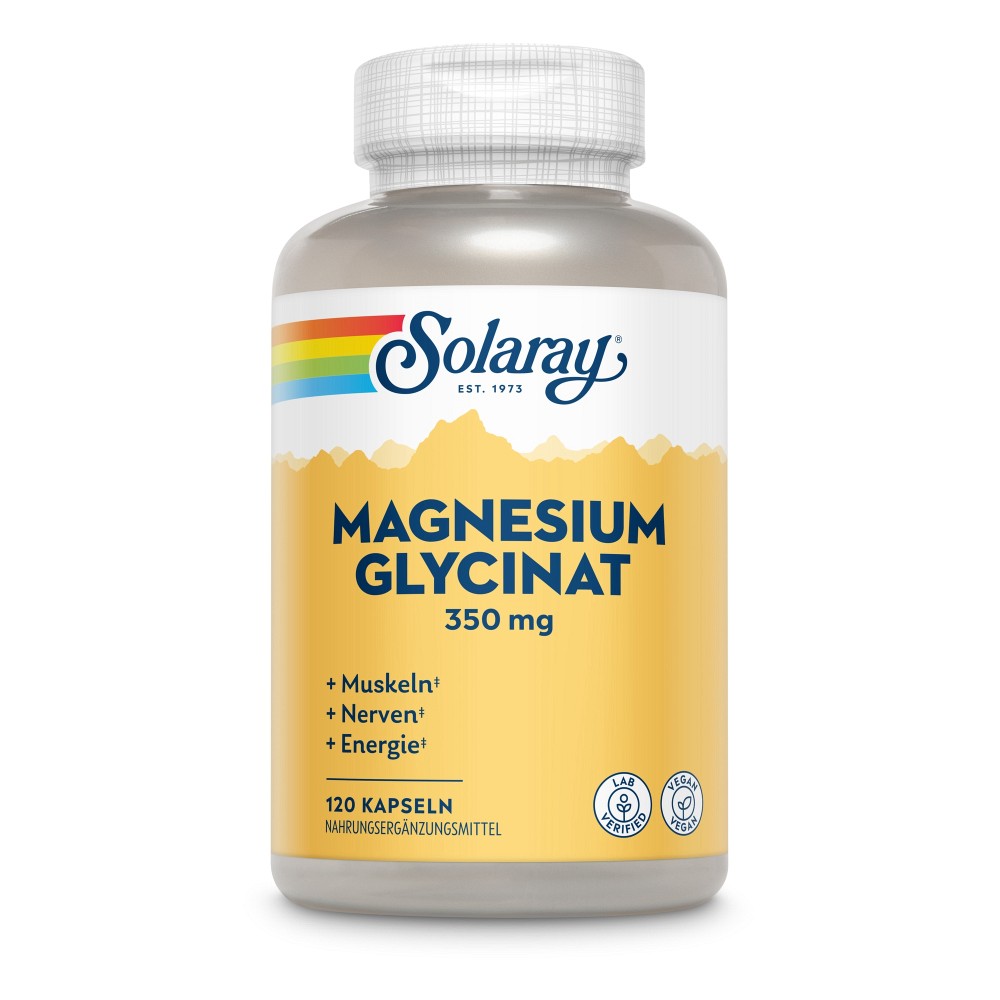MAGNESIUM GLYCINAT 350 Solaray Kapseln - 120St