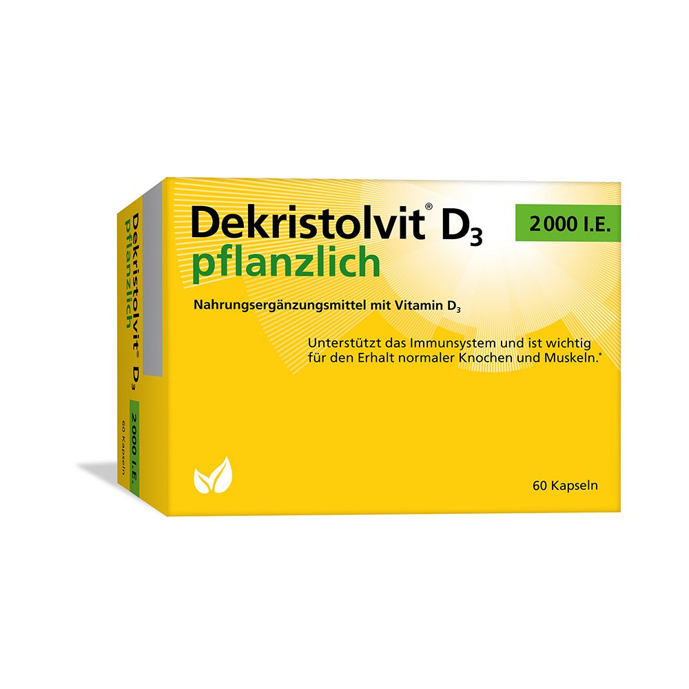 DEKRISTOLVIT D3 2000 I.E. pflanzlich Kapseln