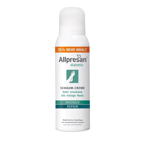 ALLPRESAN diabetic Inten.+Repair m.Urea Schaum-Cr.