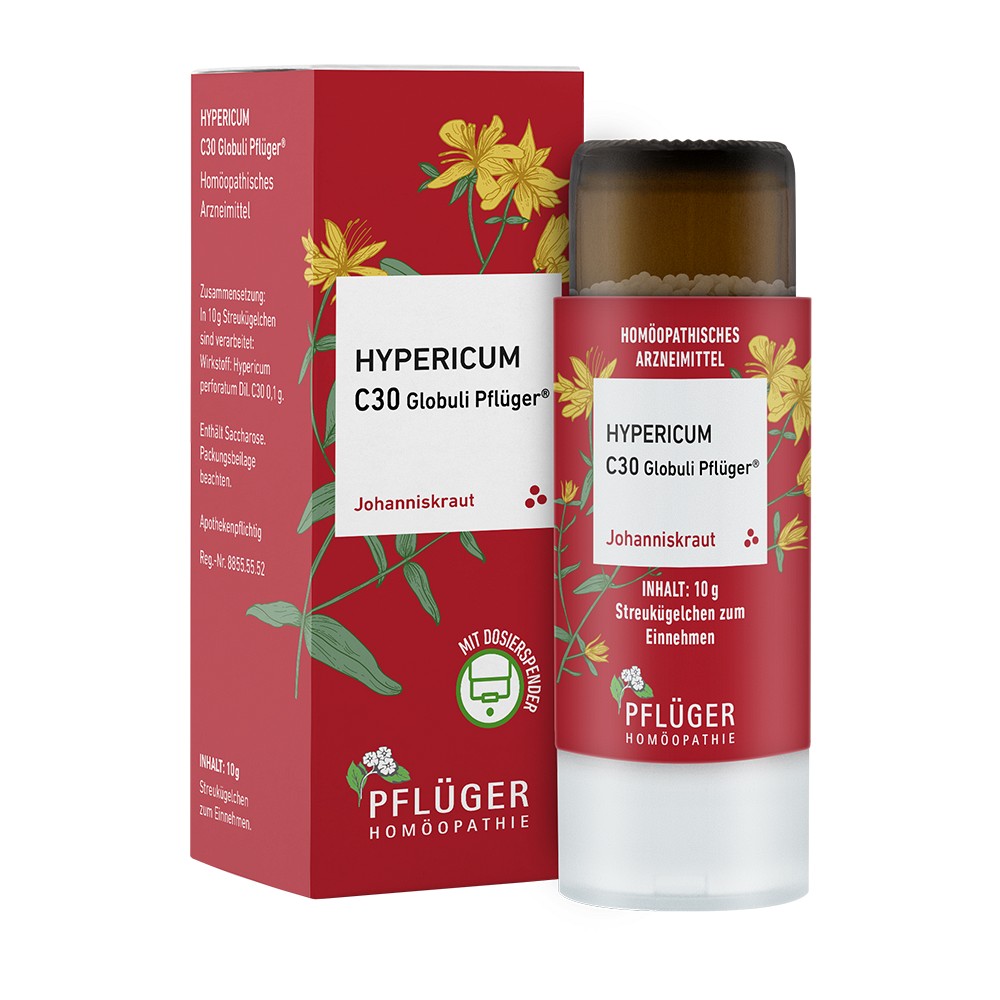 HYPERICUM C 30 Globuli Pflüger Dosierspender HYPERICUM C 30 Globuli Pflüger Dosierspender