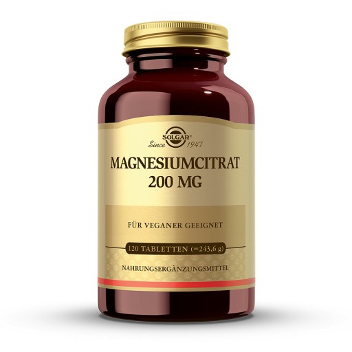 SOLGAR Magnesium Citrat 200 mg Tabletten