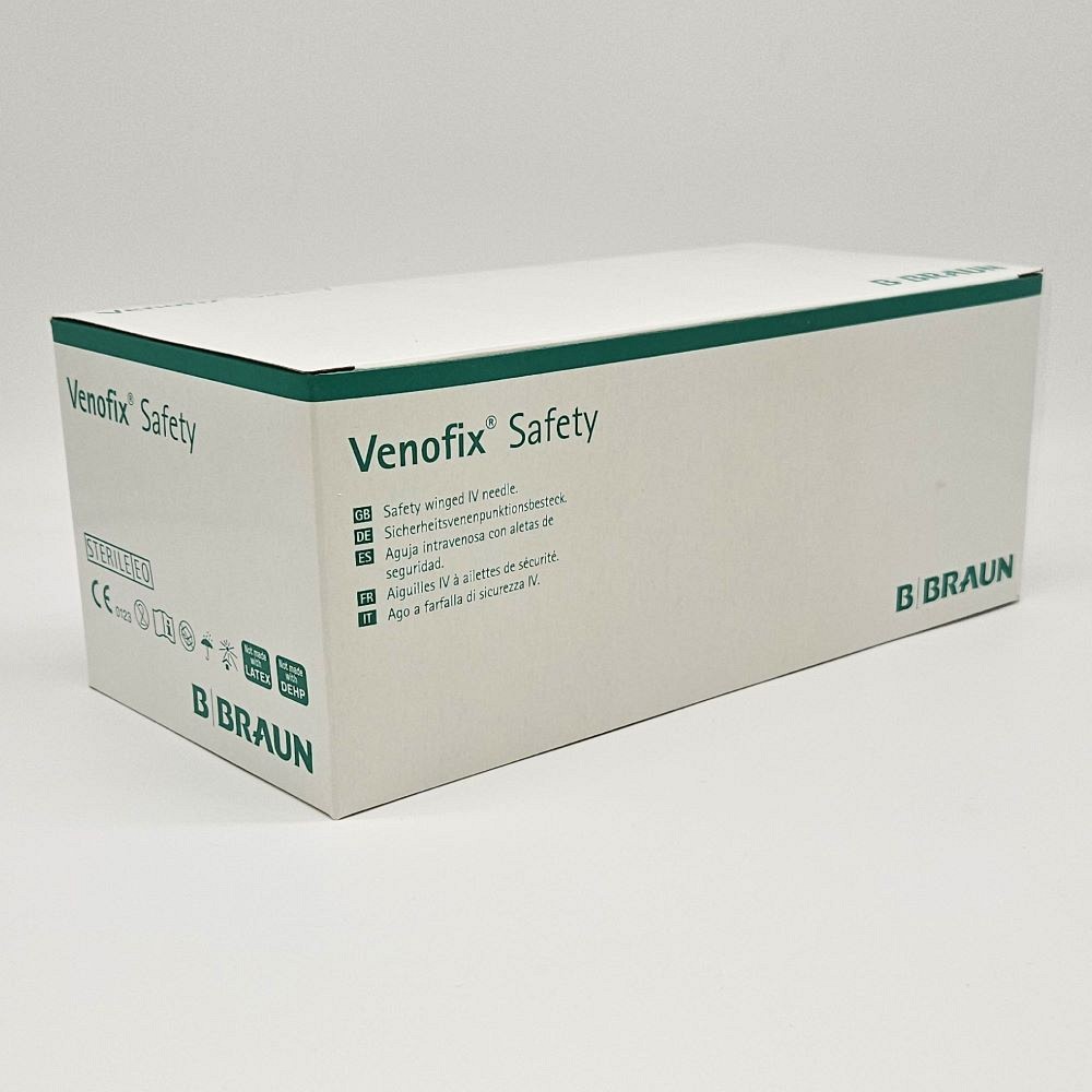 VENOFIX Safety Venenpunkt.23 G 0,65x19mm 30cm blau