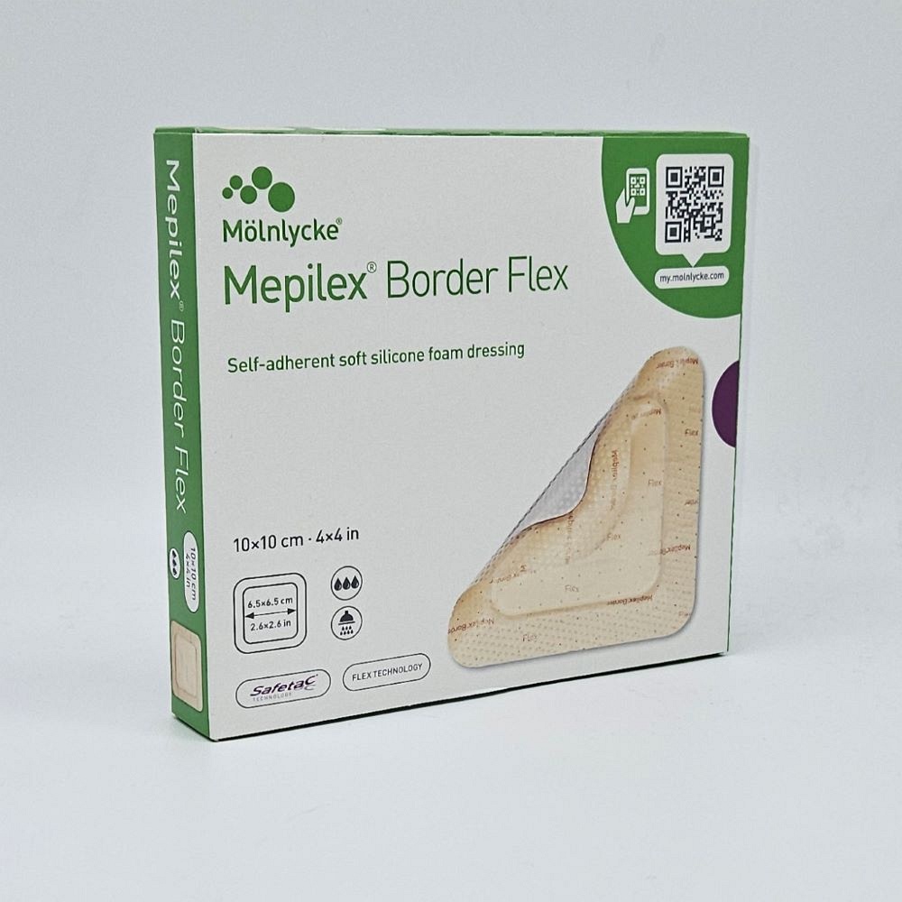MEPILEX Border Flex Schaumverb.haft.10x10 cm
