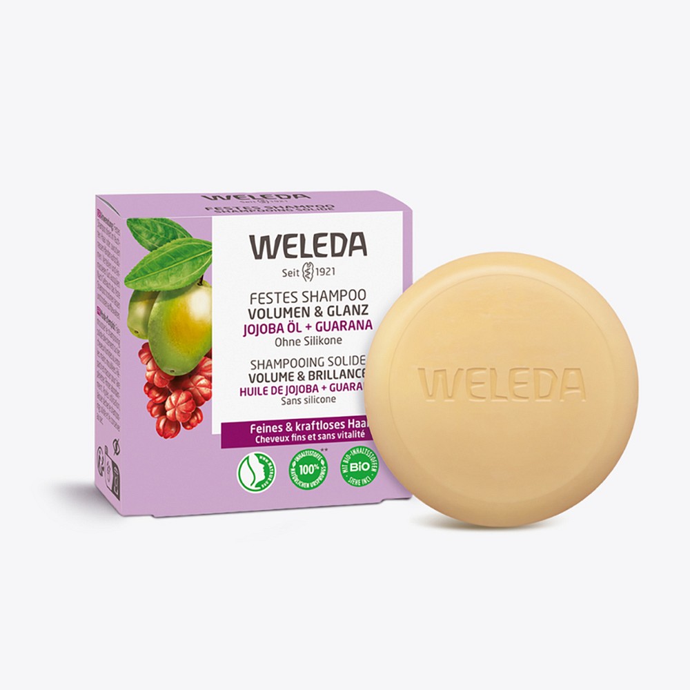 WELEDA festes Shampoo Volumen & Glanz