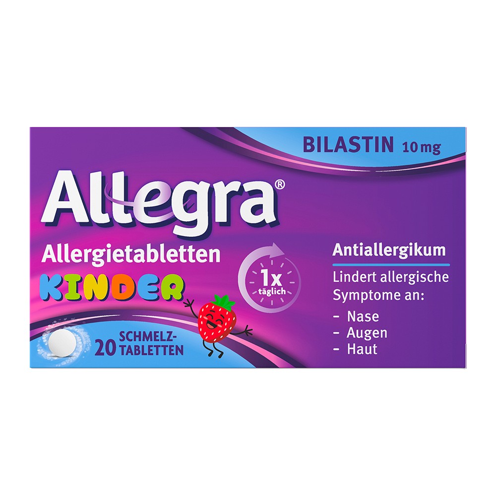 ALLEGRA Allergietabletten Kinder 10 mg Schmelztab.