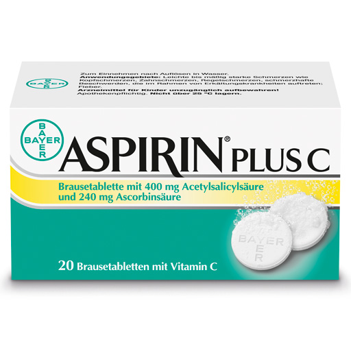 ASPIRIN plus C Brausetabletten - 20St - Schmerzen