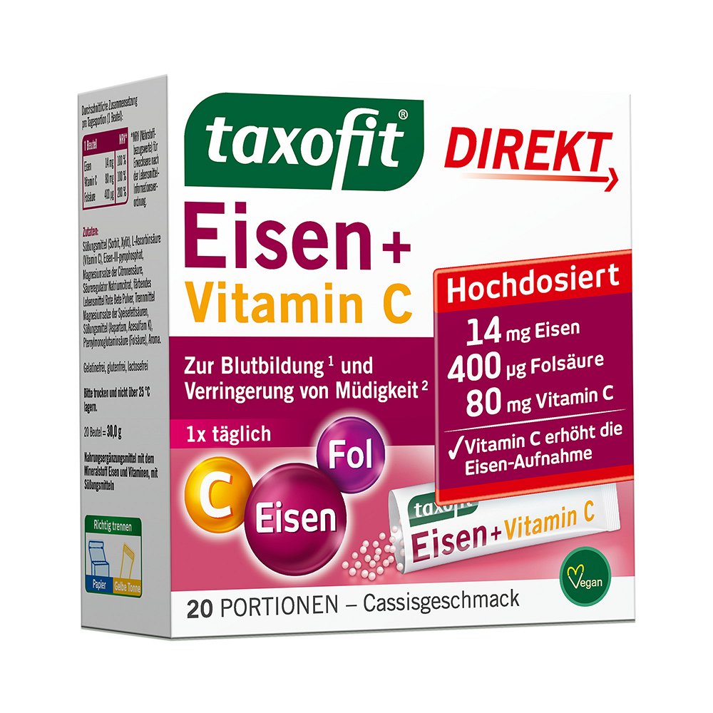 TAXOFIT Eisen+Vitamin C Direkt Granulat