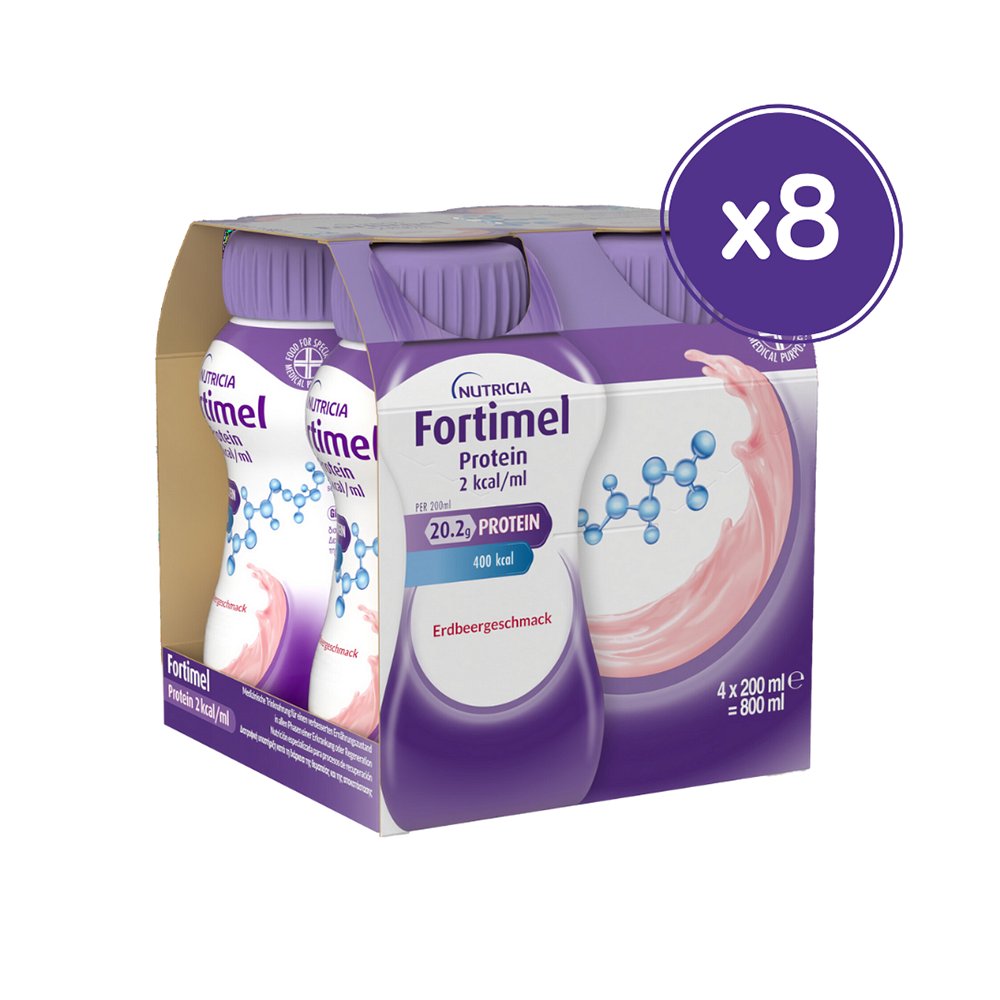 FORTIMEL Protein 2 kcal Erdbeergeschm.Trinknahrung