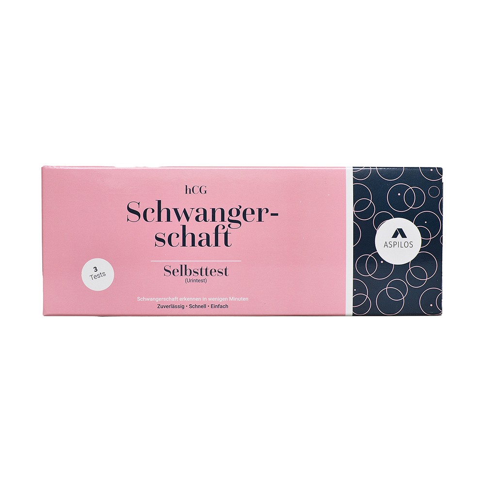ASPILOS Selbsttest Schwangerschaft hCG Urin - 3St - Schnelltests, Testkits