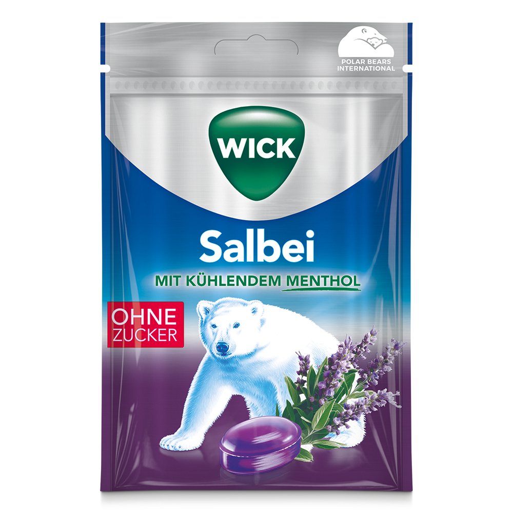 WICK Salbei Bonbons o.Zucker