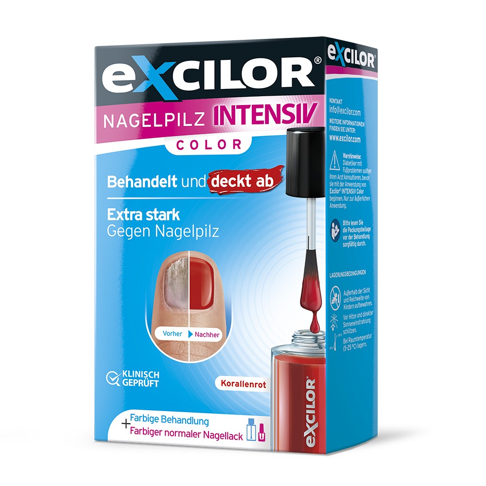 EXCILOR Nagelpilz intensiv Color 30 ml+8 ml Kombi. - 1P