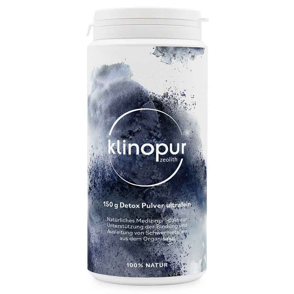 KLINOPUR Zeolith Pulver - 150g - Vegan