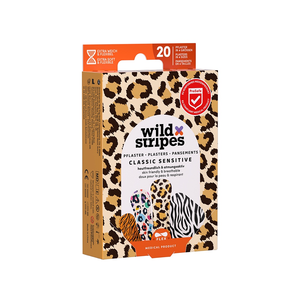 WILD STRIPES Pflaster Classic sensitiv Animal INT