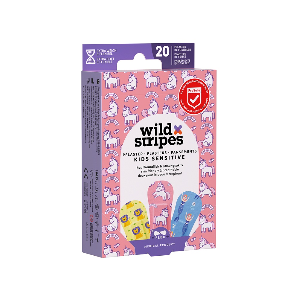 WILD STRIPES Pflaster Kids sensitiv Fantasy INT
